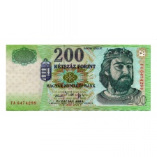 200 Forint Bankjegy 2006 FA VF