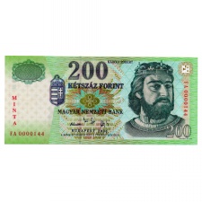200 Forint Bankjegy 2006 MINTA