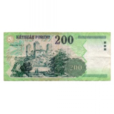 200 Forint Bankjegy 2007 FA VF