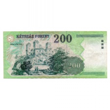 200 Forint Bankjegy 2007 FA VF