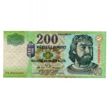 200 Forint Bankjegy 2007 FA VF