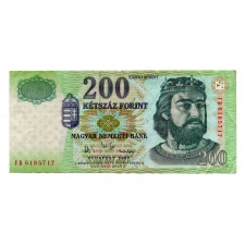 200 Forint Bankjegy 2007 FB VF