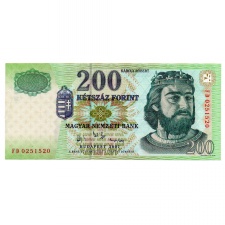 200 Forint Bankjegy 2007 FD VF