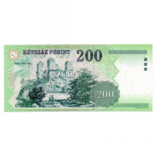 200 Forint Bankjegy 2007 FD gVF alacsony sorszám