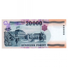 20000 Forint Bankjegy 2007 GC aUNC, hajtatlan