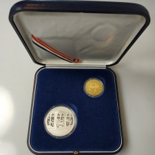 2004 Csatlakozás az Európai Unióhoz arany és ezüst érmepár