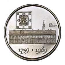 250 éves Mosonmagyaróvári Kossuth Gimnázium 1989 Piedfort