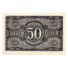 50 Fillér Postatakarékpénztárjegy 1920 XF