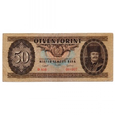 50 Forint Bankjegy 1951 F alacsonyabb sorszám