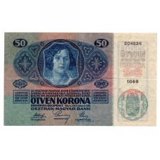 50 Korona Bankjegy 1914 gVF
