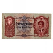 50 Pengő Bankjegy 1932 F