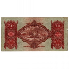 50 Pengő Bankjegy 1932 alacsony sorszám 003649