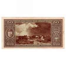 50 Pengő Bankjegy 1945 F
