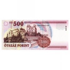 500 Forint Bankjegy 2002 EB UNC