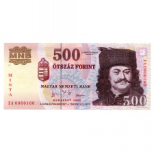 500 Forint Bankjegy 2003 MINTA