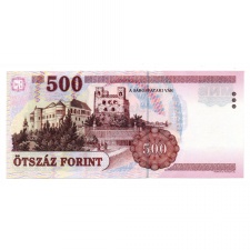 500 Forint Bankjegy 2005 EB gEF, 1 hajtás