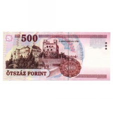 500 Forint Bankjegy 2005 EC gEF, 1 hajtás