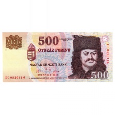 500 Forint Bankjegy 2006 EC sorozat 1956 50. évforduló EF
