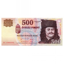 500 Forint Bankjegy 2006 EC sorozat 1956 50. évforduló VF