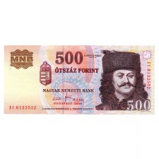 500 Forint Bankjegy 2008 EC VF