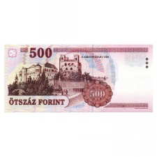 500 Forint Bankjegy 2008 ED VF