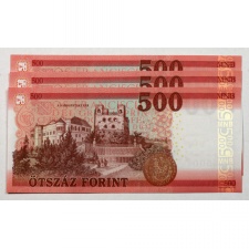 500 Forint Bankjegy 2018 EE UNC forgalmi sorszámkövető 3 db