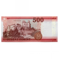500 Forint Bankjegy 2018 EF UNC forgalmi sorszám