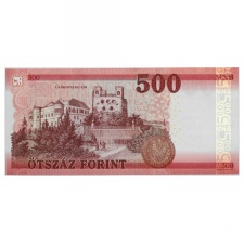 500 Forint Bankjegy 2018 EH UNC forgalmi sorszám