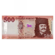 500 Forint Bankjegy 2018 EK UNC alacsony sorszám