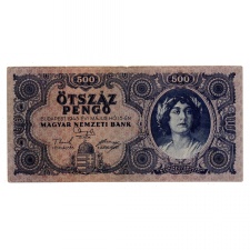 500 Pengő Bankjegy 1945 F
