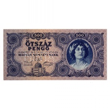 500 Pengő Bankjegy 1945 MINTA
