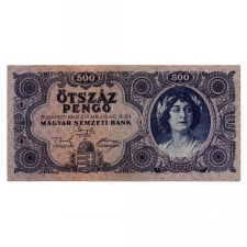 500 Pengő Bankjegy 1945 VF