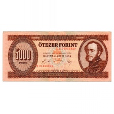 5000 Forint Bankjegy 1990 H sorozat F