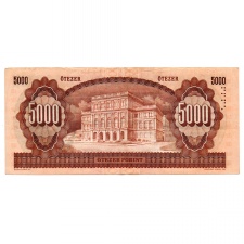 5000 Forint Bankjegy 1993 J sorozat VF