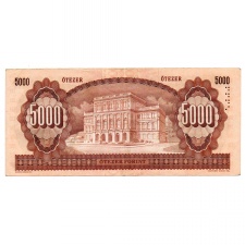 5000 Forint Bankjegy 1993 J sorozat VF