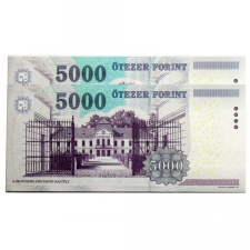 5000 Forint Bankjegy 2010 BA UNC sorszámkövető pár