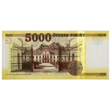 5000 Forint Bankjegy 2017 BB UNC forgalmi sorszám
