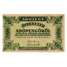 50000 Adópengő 1946 P50A VF