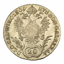 I. Ferenc 20 Krajcár 1809 G