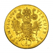 II József 2 dukát 1769 E-HG