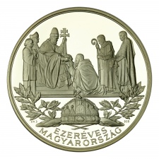 Ezeréves Magyarország az Államalapítás Emlékére 1 Uncia ezüst
