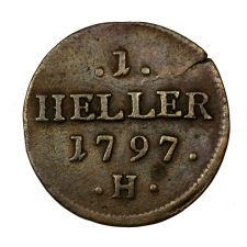 I. Ferenc 1 Heller 1797 H