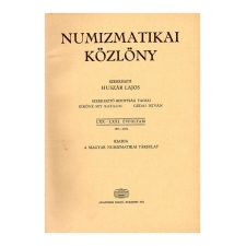 Numizmatikai Közlöny 70-71. évfolyam 1971-1972