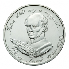 1990 Kölcsey Ferenc ezüst 500 Forint, BU