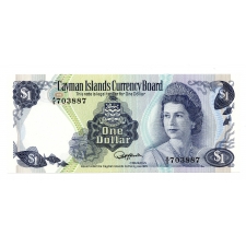 Kajmán-szigetek 1 Dollár Bankjegy 1974 P5d