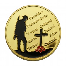 A Nagy Háború 1914-1918 aranyozott emlékérem