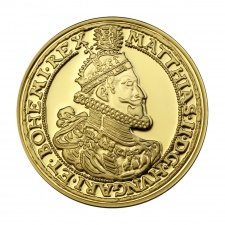 A legértékesebb magyar érmék I. Mátyás 10 Dukát 1612 K-B