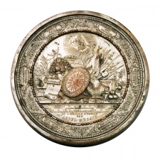 Abdul Medzsid ezüstözott bronz Emlékérem 1850