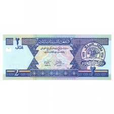 Afganisztán 2 Afgáni Bankjegy 2002 P65a