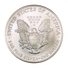 Amerikai Sas ezüst 1 Dollár 2004 szinezett zöld fehér